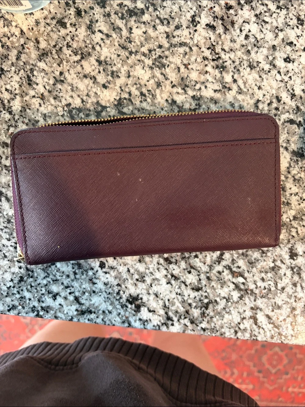 kate spade Zip Wallet in Deep Purple